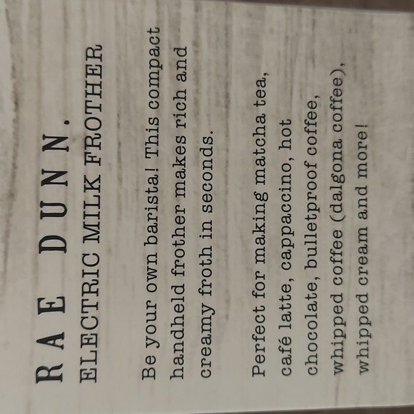 Rae Dunn Electric Milk Frother - Picture 2 of 14